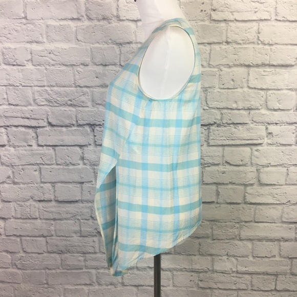 LAST CALL!! NWOT Babaton Plaid Asymmetrical Detail Shell - Picture 6 of 16